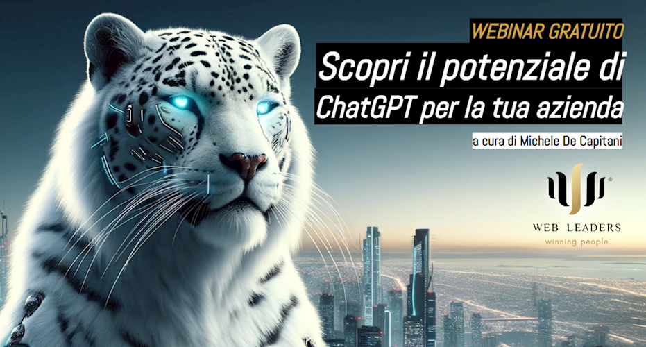 Corso Webinar-Chat Gpt: Scopri il potenziale di Chat gpt per la tua azienda