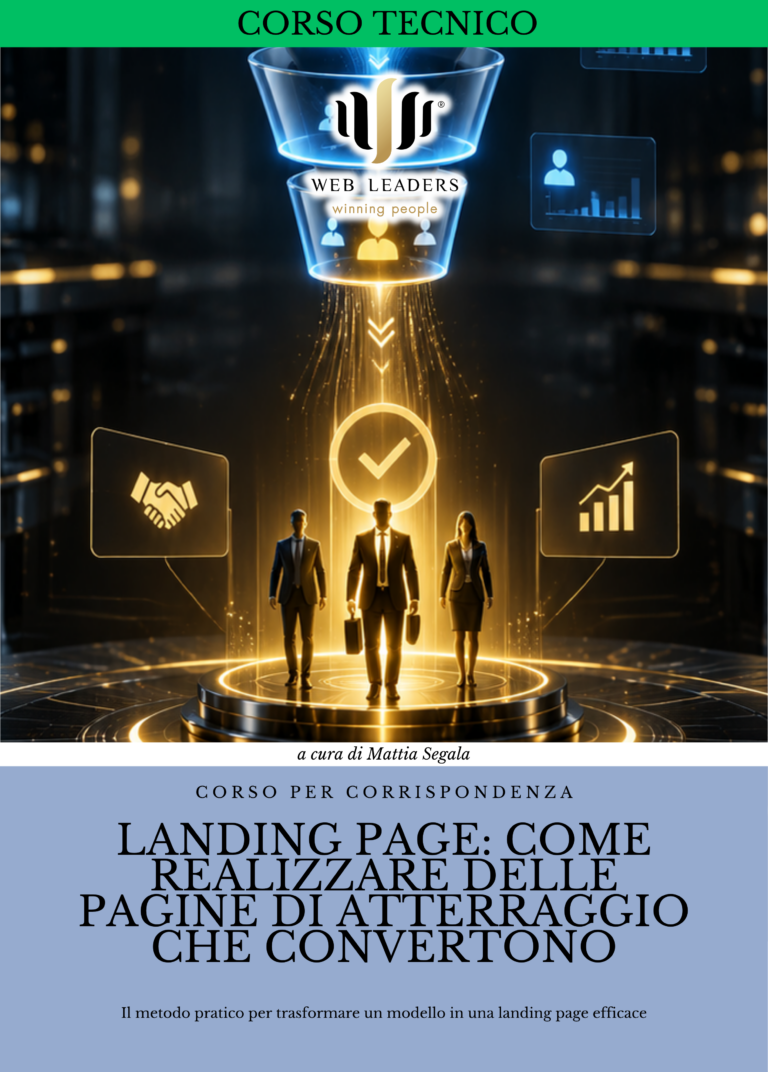 Corso Tecnico-LANDING PAGE COME REALIZZARE DELLE PAGINE DI ATTERRAGGIO CHE CONVERTONO